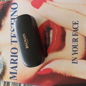 NWOT Balmain  Paris  sunglass / glasses case